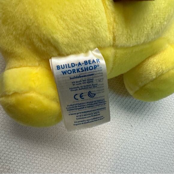 Build A Bear Pokémon Pikachu LG Plush Stuffed Animal Sound 2021 Nintendo - Picture 5 of 5
